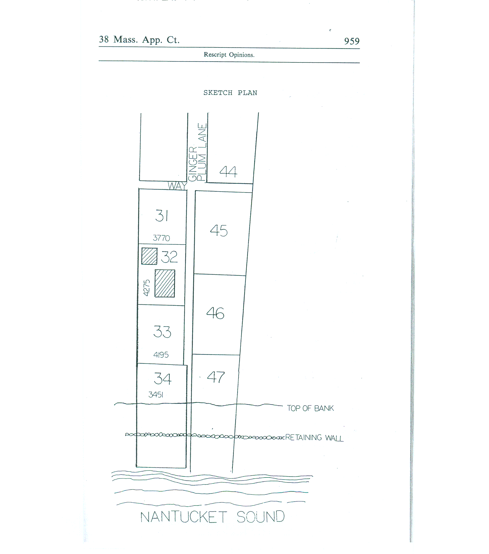 Sketch Plan Nantucket Sound