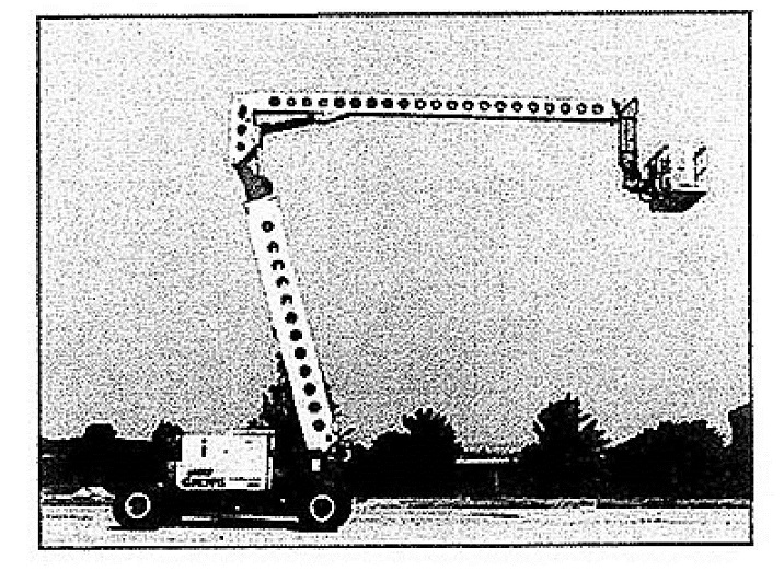 Photograph of boom lift