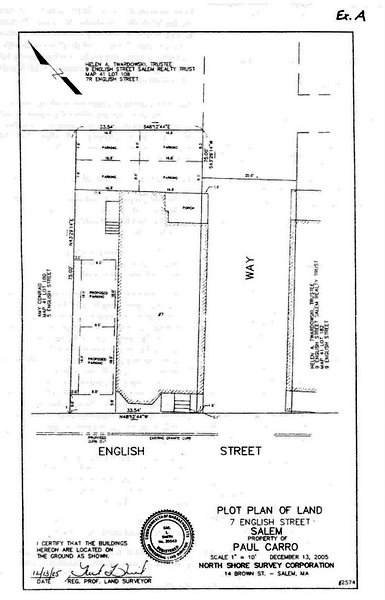 Exhibit A Plot Plan of Land