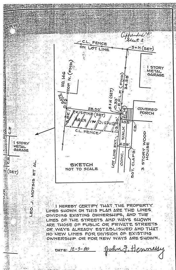 Appendix A, Sheet 2