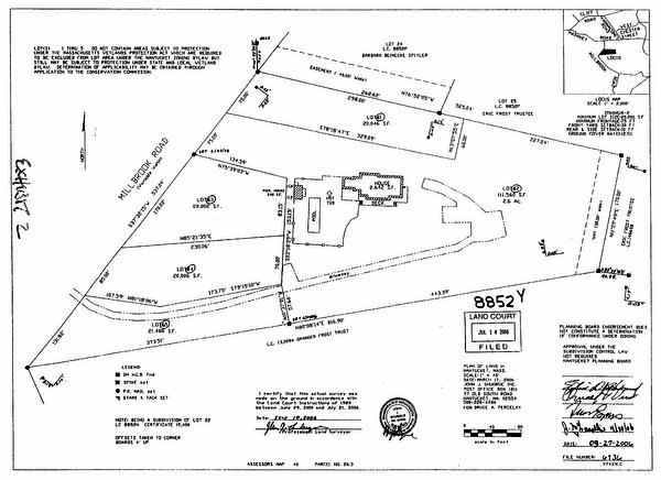 Plan of Land in Nantucket, Mass.