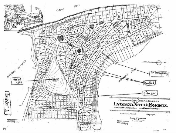 Plan of Sea Shore Lots at Indian Neck Heights