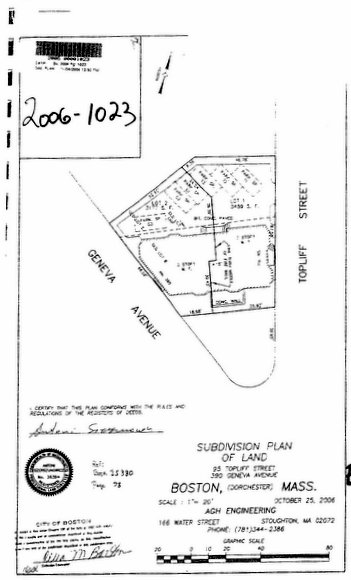 Subdivision Plan of Land