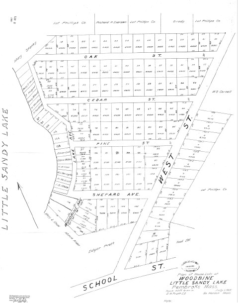 Plan of house lots