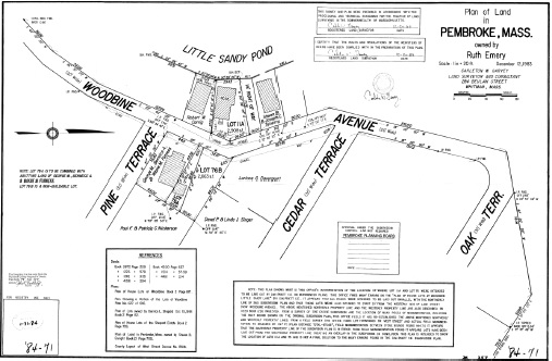 Plan of land