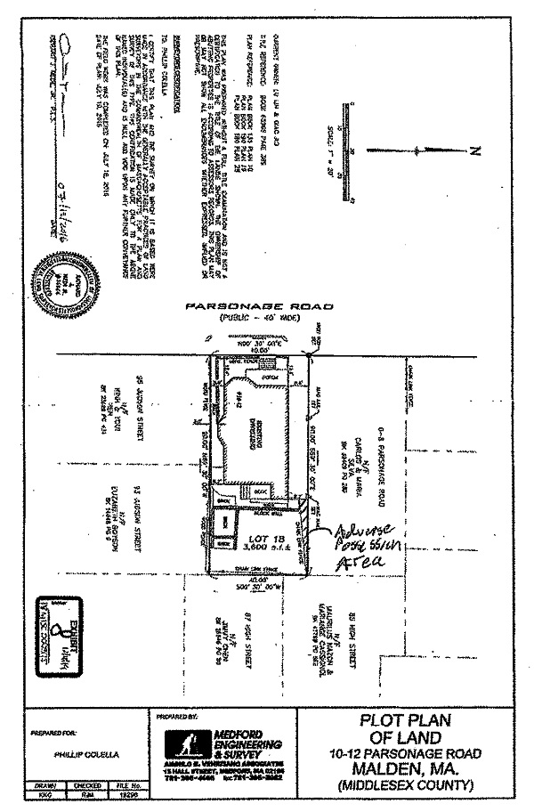 Plan of area