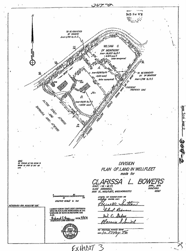 Plan of Land in Wellfleet