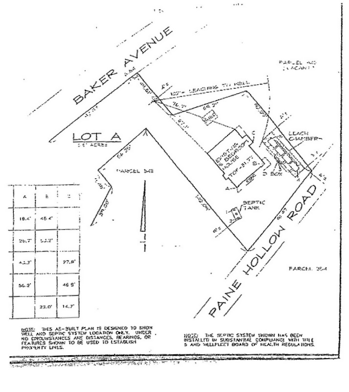 As-Built Plan