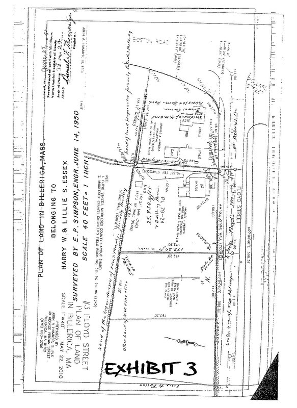 Plan of Land in Billerica