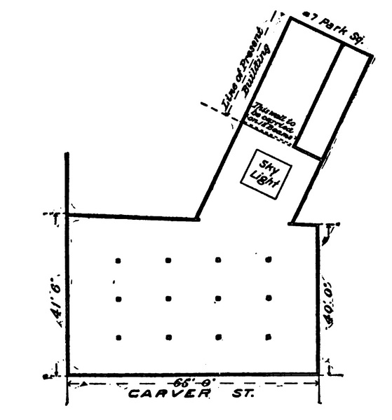 plan of proposed structure