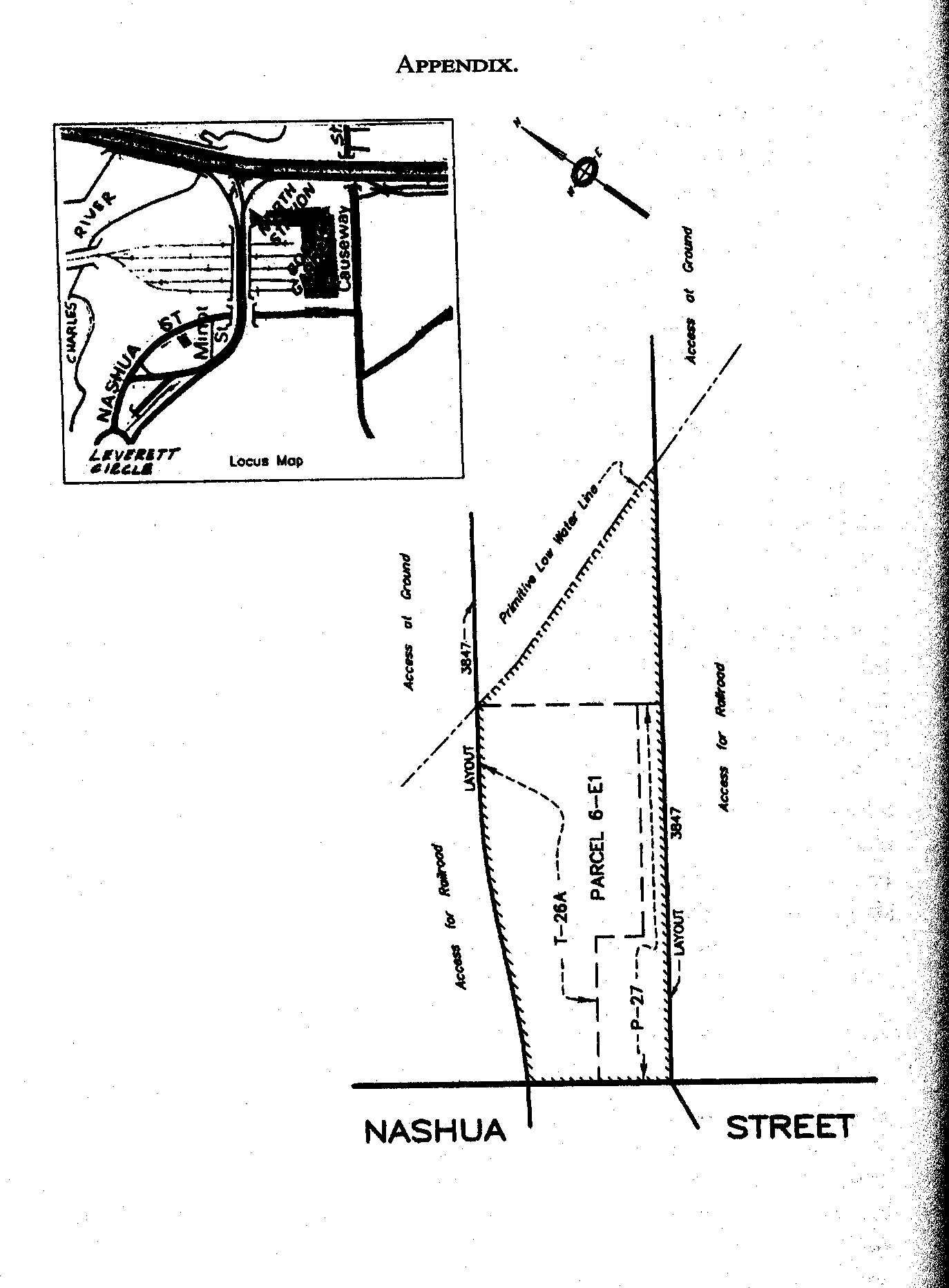 Appendix map of area